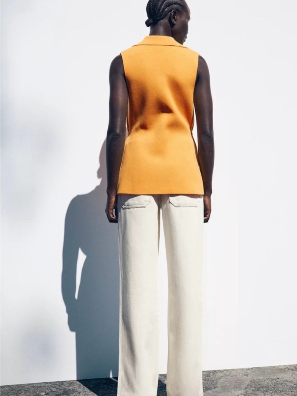 Zara Ruffled Waist Knit Top - Picture 7 of 12
